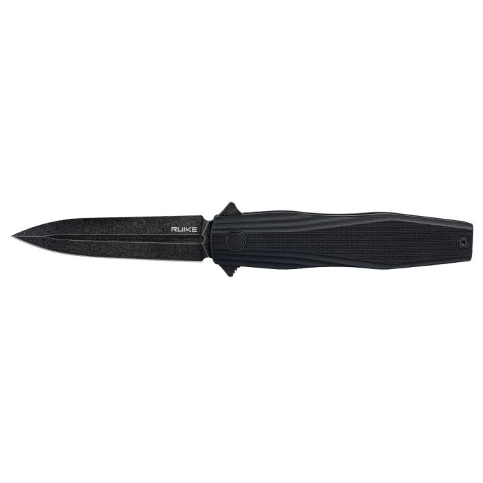 Ніж складаний туристичний Ruike P188-B, (9.1 см) D2 / G10 чорний