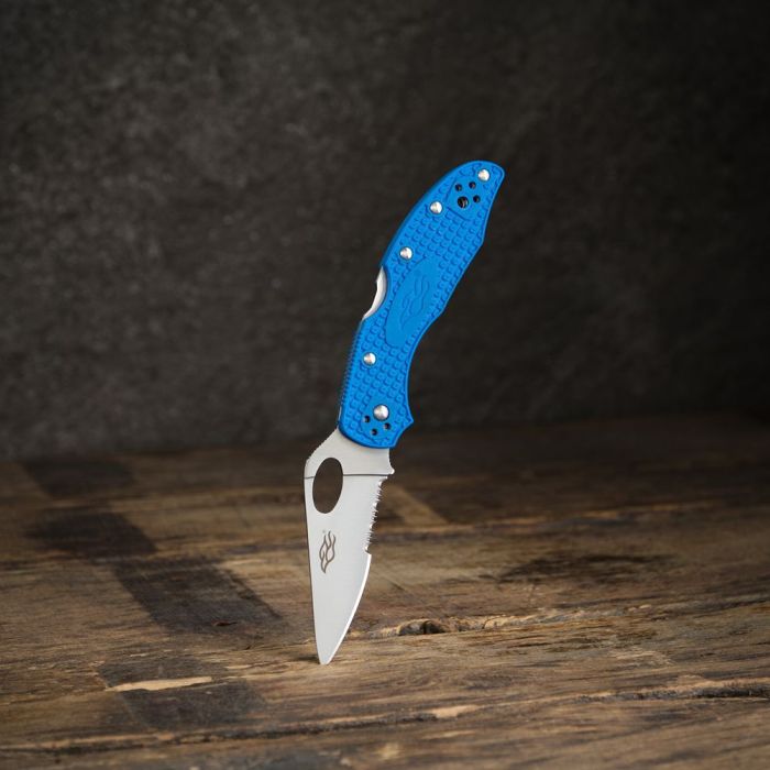 Ніж складаний кишеньковий Firebird F759MS (7.5 см) 440C / Nylon glass fiber блакитний