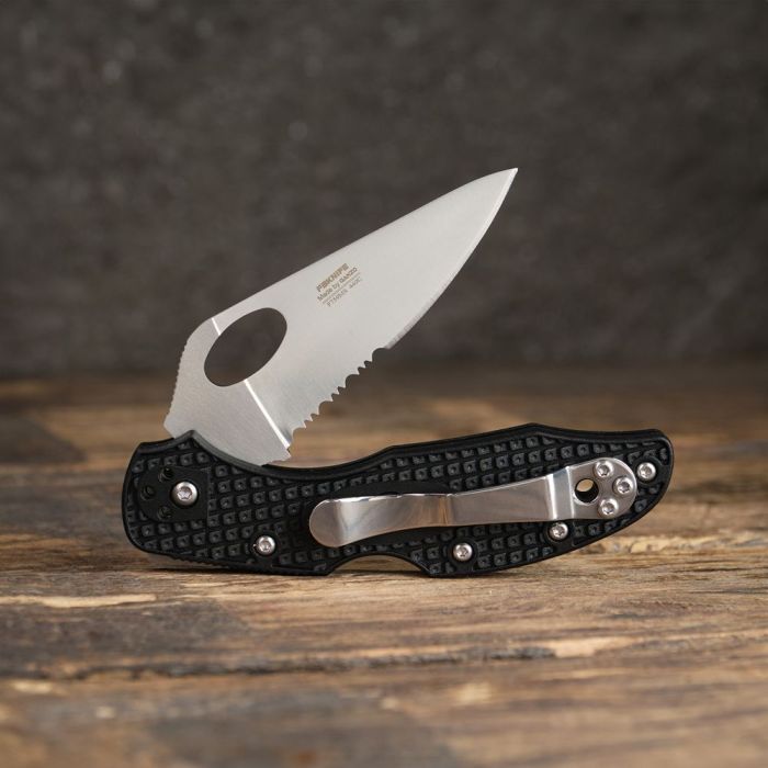 Ніж складаний кишеньковий Firebird F759MS (7.5 см) 440C / Nylon glass fiber чорний