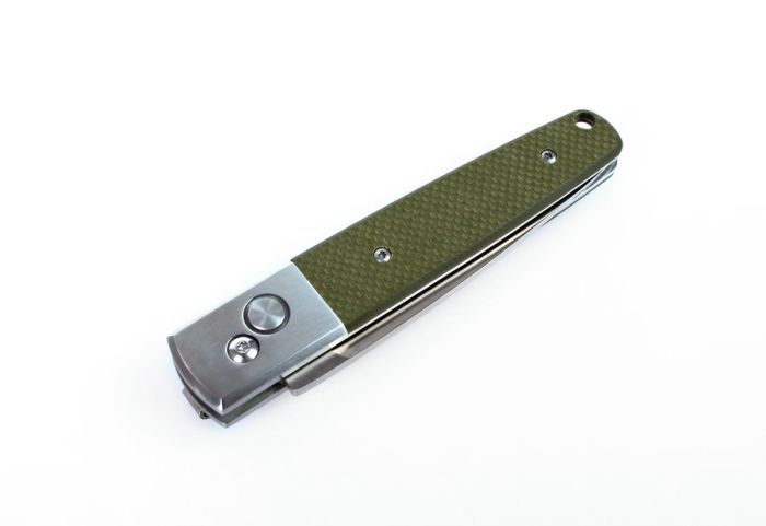 Ніж складаний туристичний Ganzo G7211 (8.5 см) 440C / G10 зелений