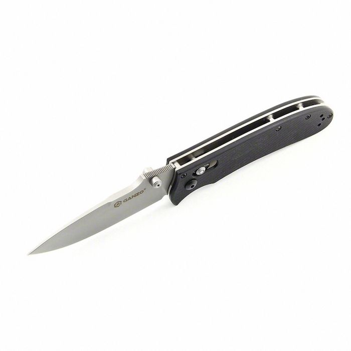 Ніж складаний туристичний Ganzo G704 ( 8.6 см) 440С / G10 чорний