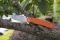 Ніж складаний туристичний Ruike P801-J, (8.6 см) 14C28N /  G10 помаранчевий
