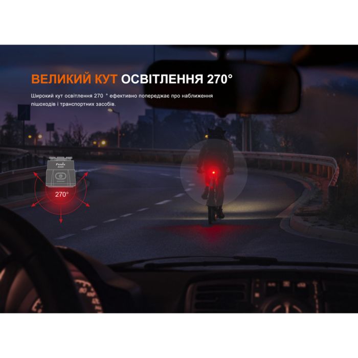 Велофара задня Fenix BC06R