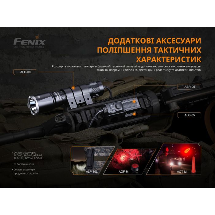 Ліхтар ручний Fenix TK16 V2.0, зелений