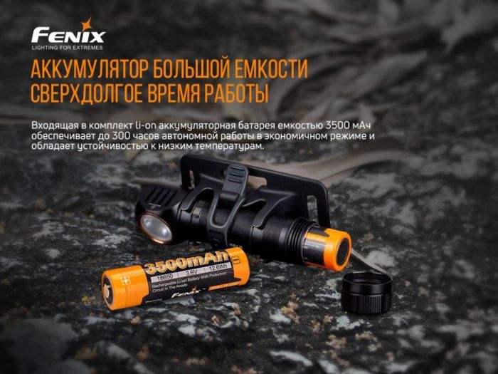 Ліхтар налобний Fenix HM61R + Складний ніж Ruike S22 Зелений