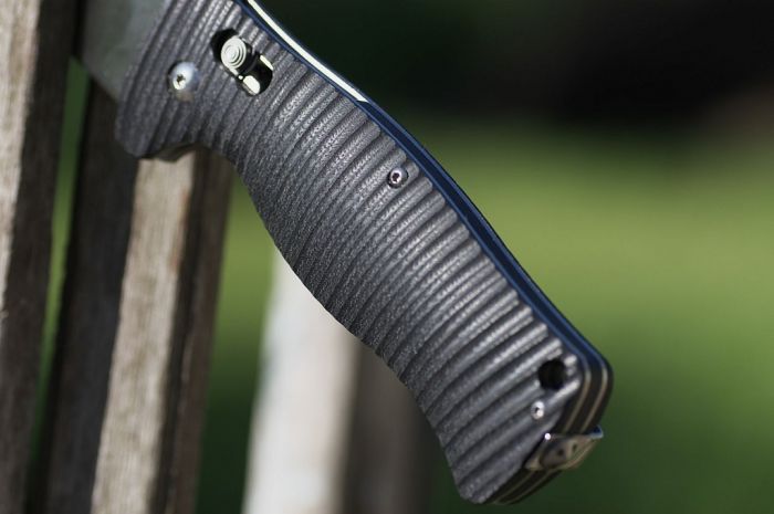 Ніж складаний туристичний Ganzo G720 (9 см) 440C / G10 чорний