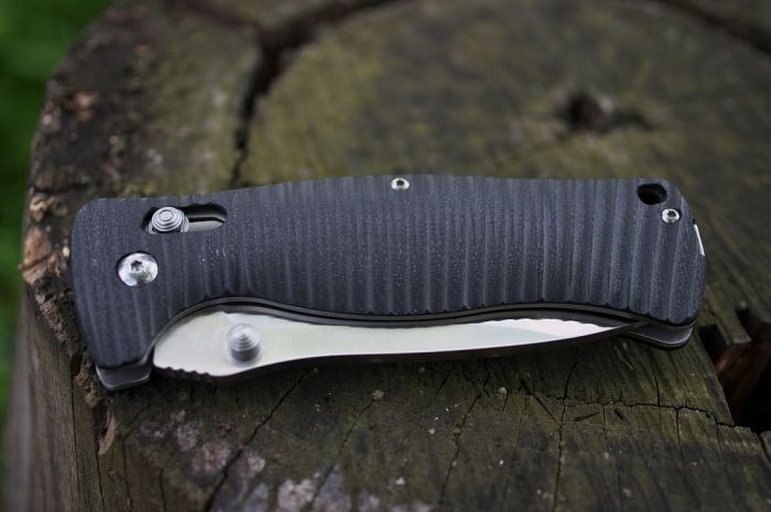 Ніж складаний туристичний Ganzo G720 (9 см) 440C / G10 помаранчевий
