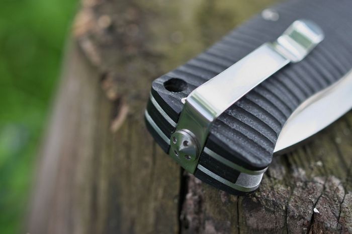 Ніж складаний туристичний Ganzo G720 (9 см) 440C / G10 зелений