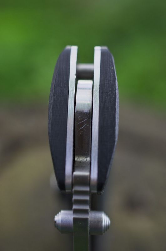 Ніж складаний туристичний Ganzo G720 (9 см) 440C / G10 чорний