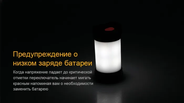 Ліхтар кемпінговий Fenix CL25R чорний