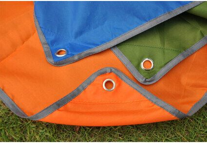 Тент универсальний Naturehike 210T NH15D005-X, 2,10х2,15м, помаранчевий