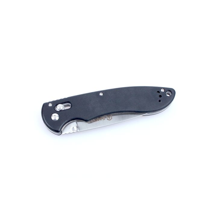 Ніж складаний туристичний Ganzo G740 (9.5 см) 440C / G10 чорний