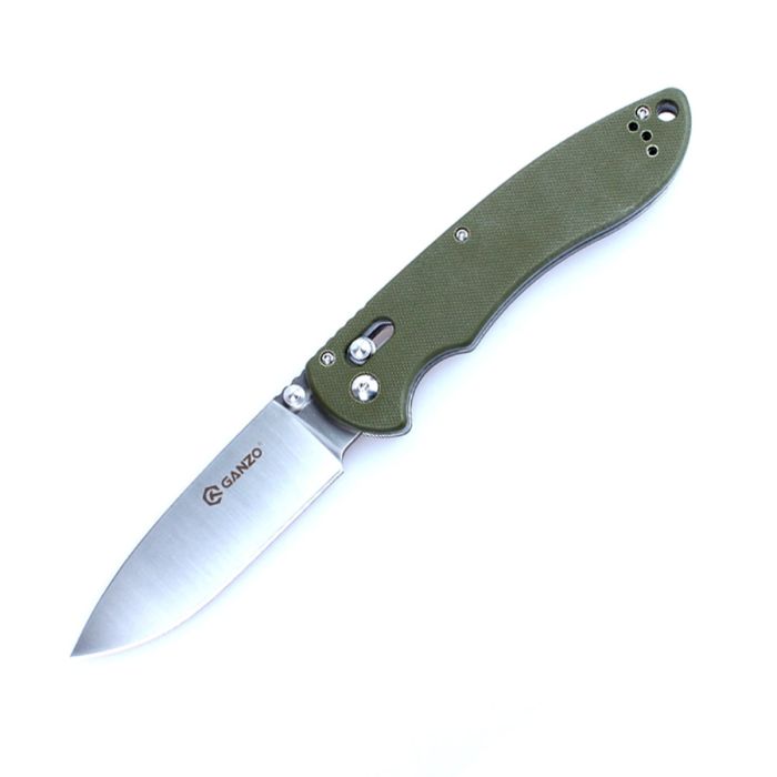 Ніж складаний туристичний Ganzo G740 (9.5 см) 440C / G10 чорний