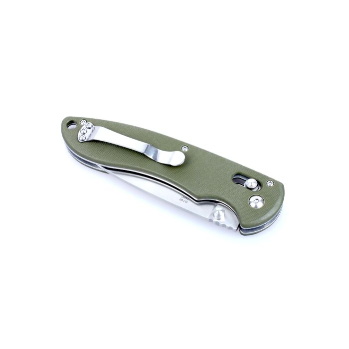 Ніж складаний туристичний Ganzo G740 (9.5 см) 440C / G10 зелений
