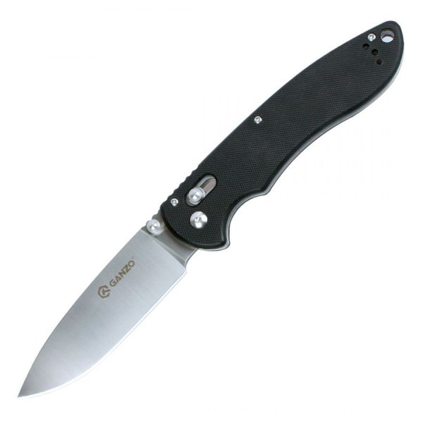 Ніж складаний туристичний Ganzo G740 (9.5 см) 440C / G10 чорний