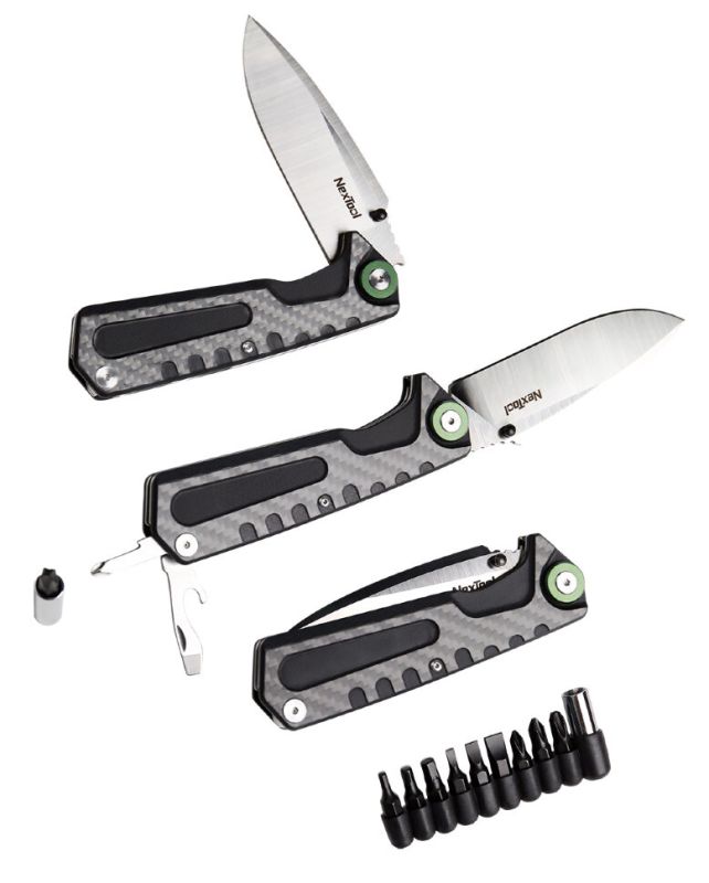 Многофункциональный нож Xiaomi NexTool 3 в 1 NE20021 Black (6945064210863)