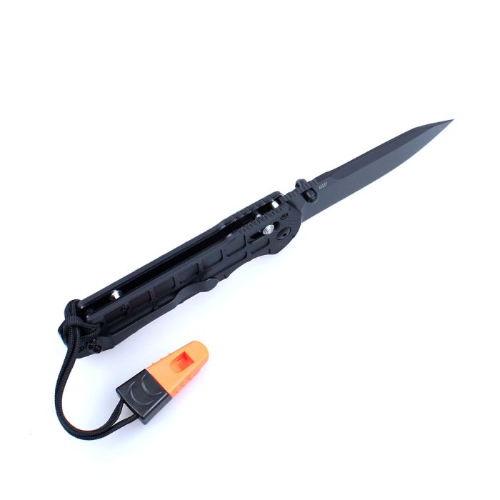 Ніж складаний туристичний Ganzo G7453P-WS ( 9 см) 440С / G10 помаранчевий текстурований