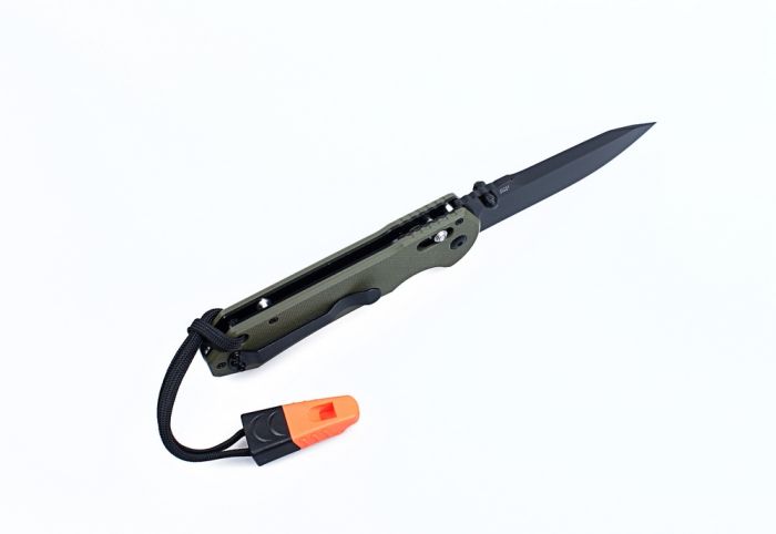 Ніж складаний туристичний Ganzo G7453-WS ( 9 см) 440С / G10 помаранчевий