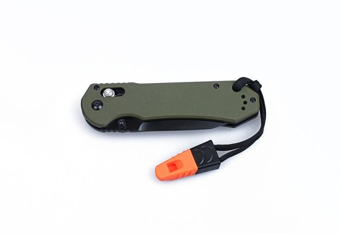 Ніж складаний туристичний Ganzo G7453-WS ( 9 см) 440С / G10 помаранчевий