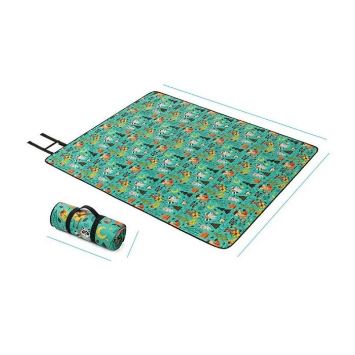 Килимок для пікніку Naturehike NH19D024-Z 200*180 cм, зелений ліс