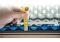 Килимок складний IXPE Naturehike NH19QD008, алюмінієва плівка, 185x56х1,8 см, блакитний