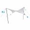 Тент для кемпінгу Naturehike Rhombus NH19TM003, 150D / Silver Coated, 402*268 см, сірий