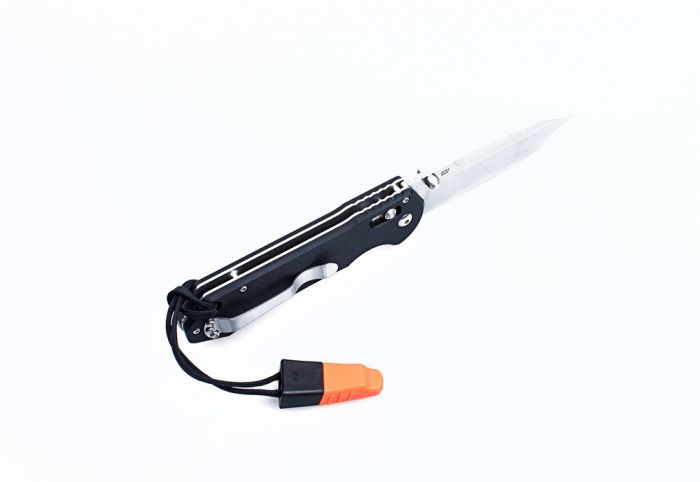 Ніж складаний туристичний Ganzo G7452-WS ( 9 см) 440С / G10 помаранчевий