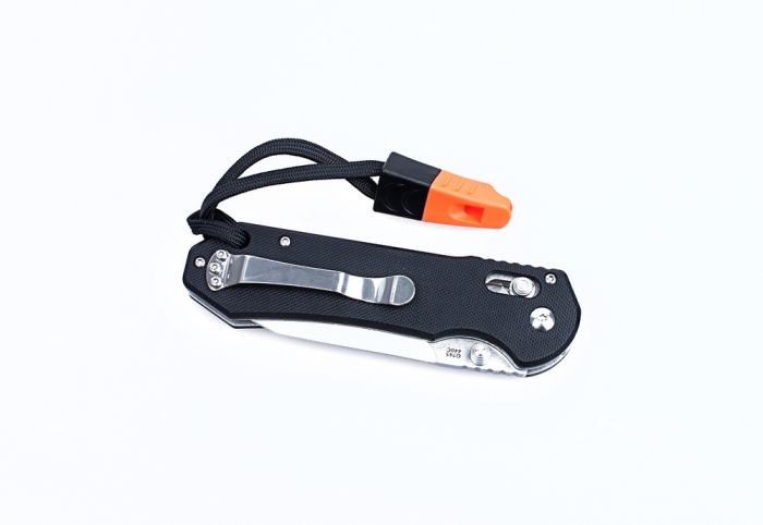Ніж складаний туристичний Ganzo G7452-WS ( 9 см) 440С / G10 помаранчевий