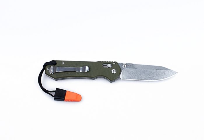 Ніж складаний туристичний Ganzo G7452-WS ( 9 см) 440С / G10 помаранчевий