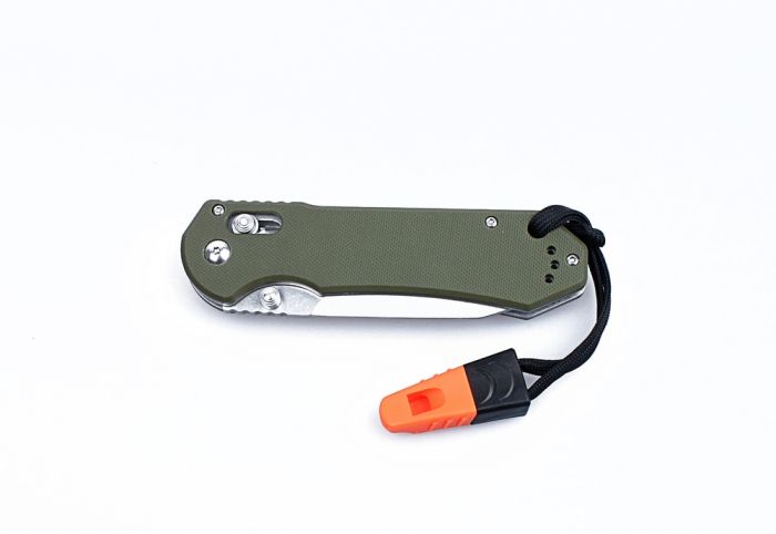 Ніж складаний туристичний Ganzo G7452-WS ( 9 см) 440С / G10 помаранчевий