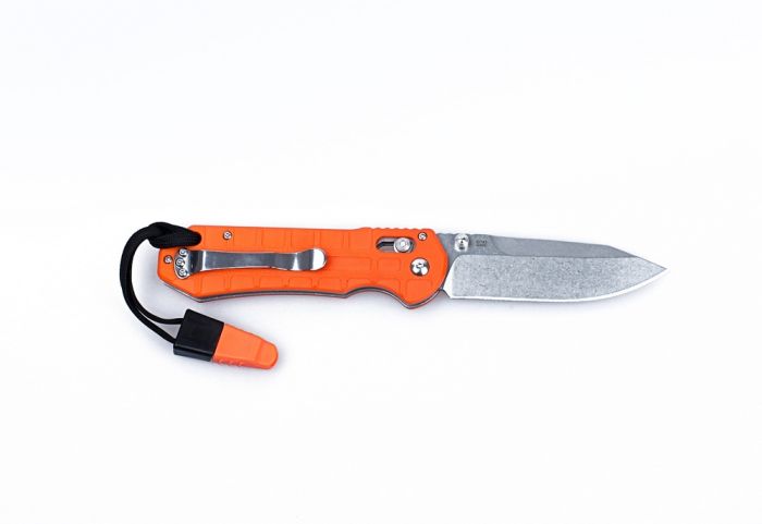 Ніж складаний туристичний Ganzo G7452P-WS ( 9 см) 440С / G10 помаранчевий текстурований