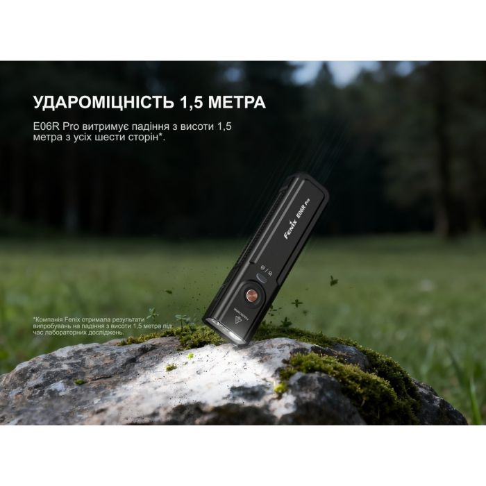 Ліхтар Fenix E06R PRO, чорний