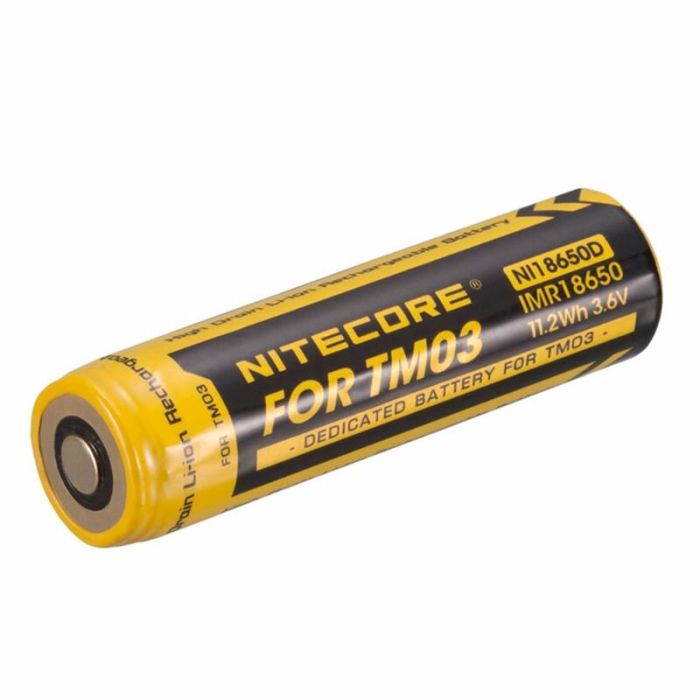 Акумулятор літієвий Li-Ion IMR 18650 Nitecore NI18650D 3.6V (Для ліхтаря TM03), захищений