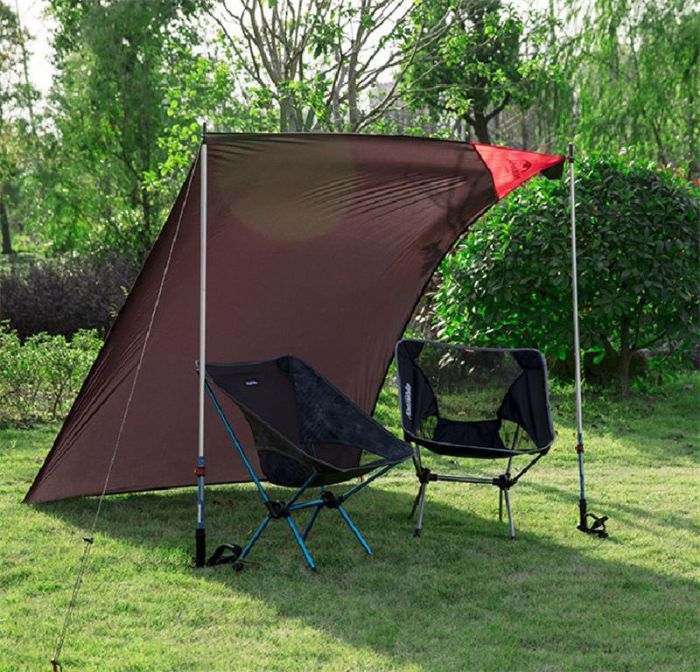 Килимок для пікніка водостійкий надлегкий Naturehike Moisture Picnic Mat NH17D050-B, 145x200 см, чорний