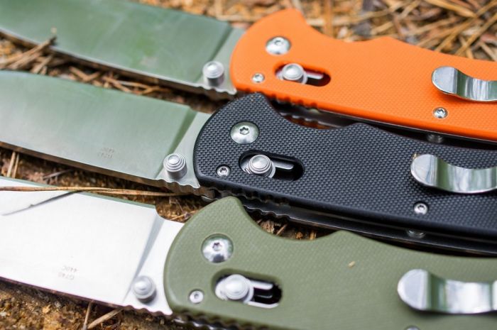 Ніж складаний туристичний Ganzo G740 (9.5 см) 440C / G10 зелений