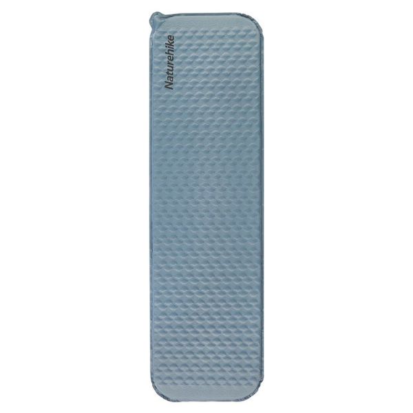 Матрац туристичний надувний одномісний  Naturehike CNK2300DZ013, 185x55x3.5 см, блакитний, прямокутний