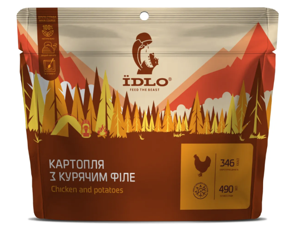 Картопля з курячим філе