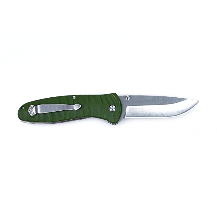 Ніж складаний туристичний Ganzo G6252 (8.9 см) BDR4116 / fiberglass зелений