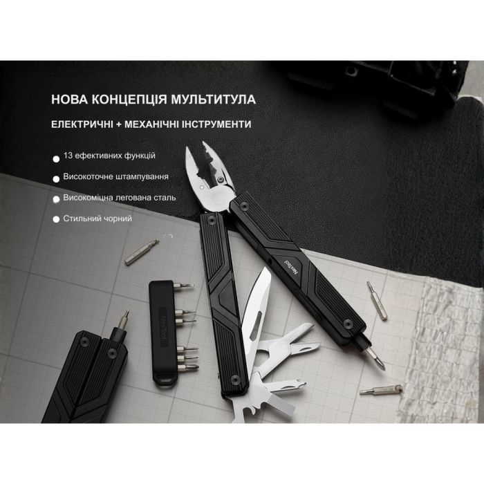 Мультитул з електричною викруткою NexTool Gemini