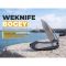 Ніж складаний туристичний Weknife Bogey (9.3 см) Bohler M390 / Titanium синій