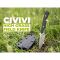 Ніж фіксований кишеньковий Civivi High Grass Field Knife (7,4 см) 14C28N / Micarta зелений з чохлом