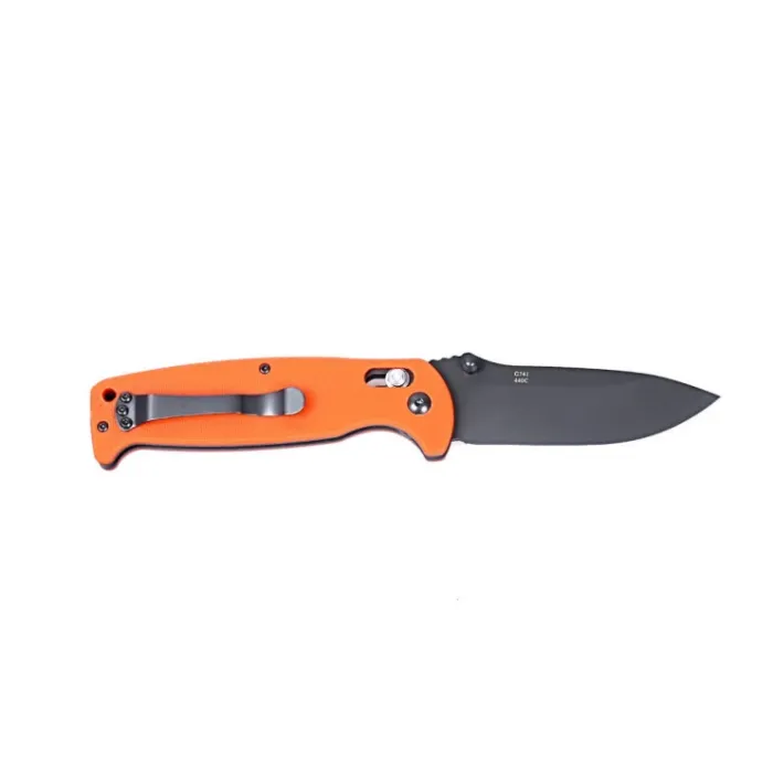 Ніж складаний туристичний Ganzo G7413 (8.9 см) 440C / G10 помаранчевий