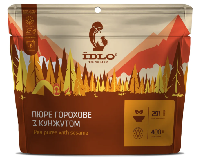 Пюре горохове з кунжутом