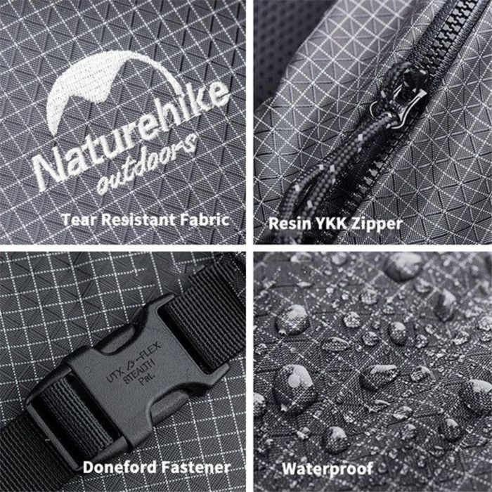 Рюкзак туристичний Naturehike NH20BB113, 40+5 л, блакитний