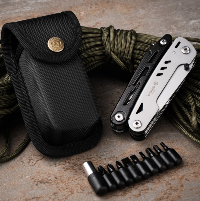 Мультитул Ganzo G304, (16.5 см) 10 функцій + біти та чохол