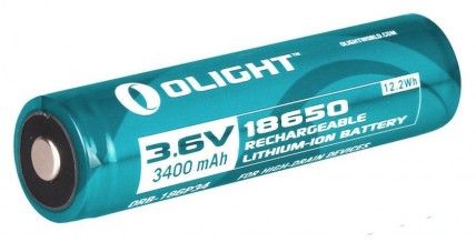 Акумулятор Olight 18650 3.6V 3400mAh з кейсом