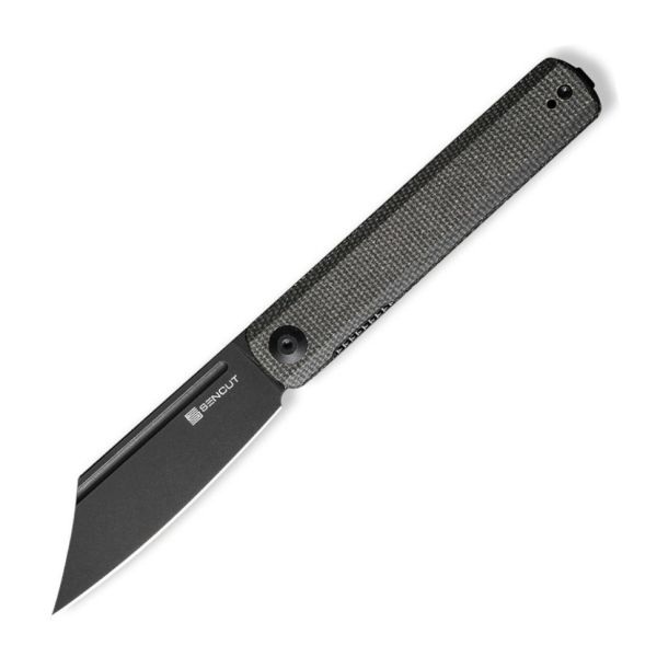 Ніж складаний туристичний Sencut Bronte, (8.6 см) 9Cr18MoV / Micarta чорний
