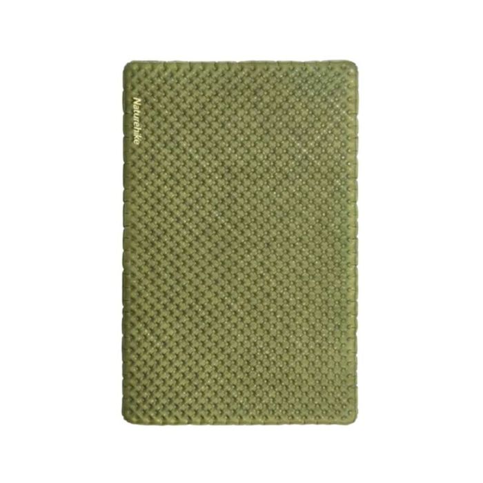 Матрац туристичний надувний двомісний Naturehike CNH22DZ018, надлегкий, 196x120x7 см, зелений, для туризму із мішком для надування