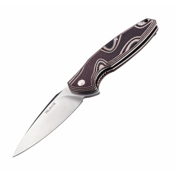 Ніж складаний туристичний Ruike Fang P105-K, (9.2 см) 14C28N / G10 сірий