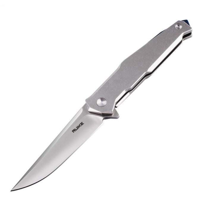 Ніж складаний туристичний Ruike P108-SF, (8.8 см) 14C28N / 3cr14n сірий